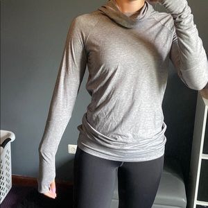 Athleta Jogging Hoodie Cowl Neck sz S